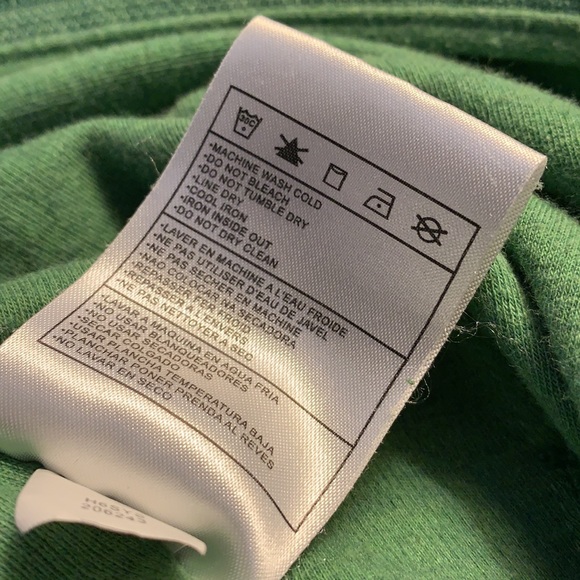 Green Nike Zip Front Sweatshirt Jacket with pockets and a hoodie, size M - Picture 7 of 7